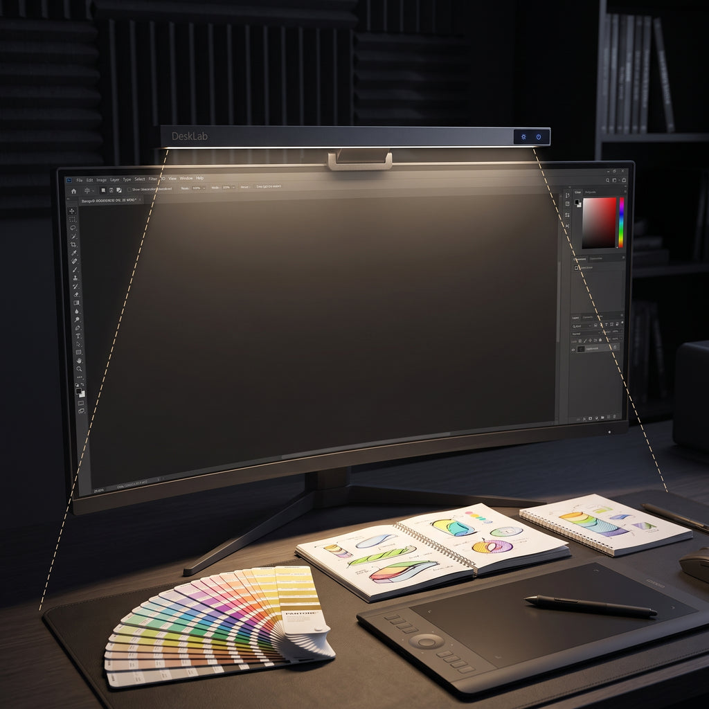 Barra de Luz LED para Monitor | Iluminación Antifatiga y Minimalista para tu Setup