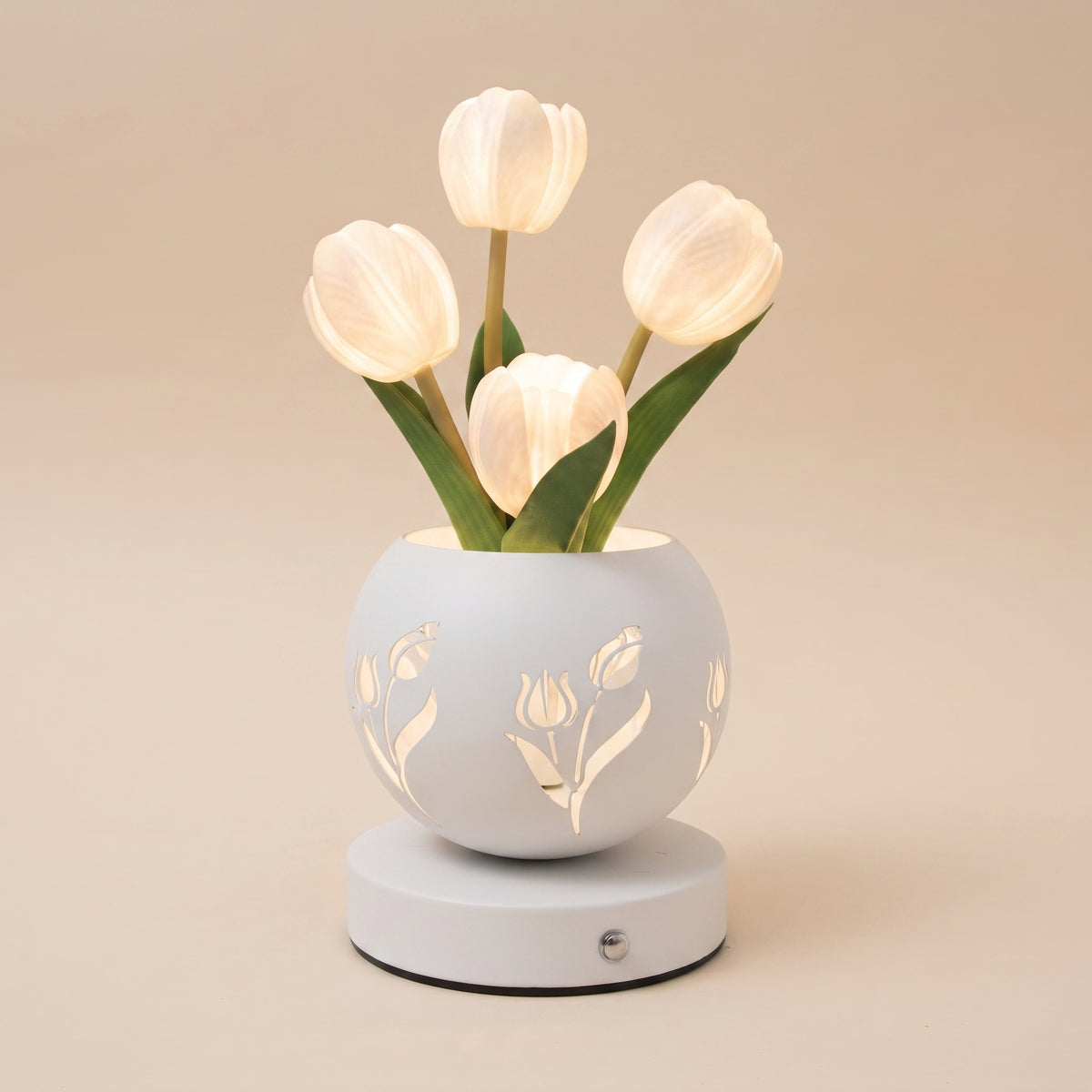 Lámpara Tulipán LED — Luz de Ambiente para tu Escritorio