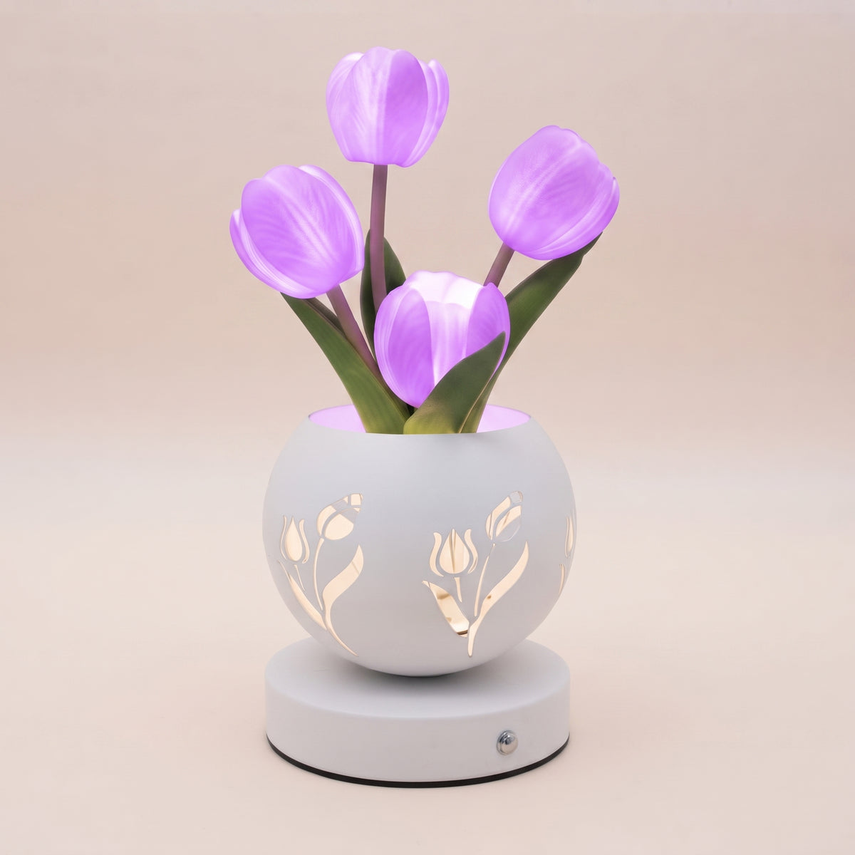 Lámpara Tulipán LED — Luz de Ambiente para tu Escritorio