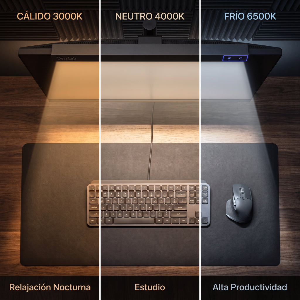 Barra de Luz LED para Monitor | Iluminación Antifatiga y Minimalista para tu Setup