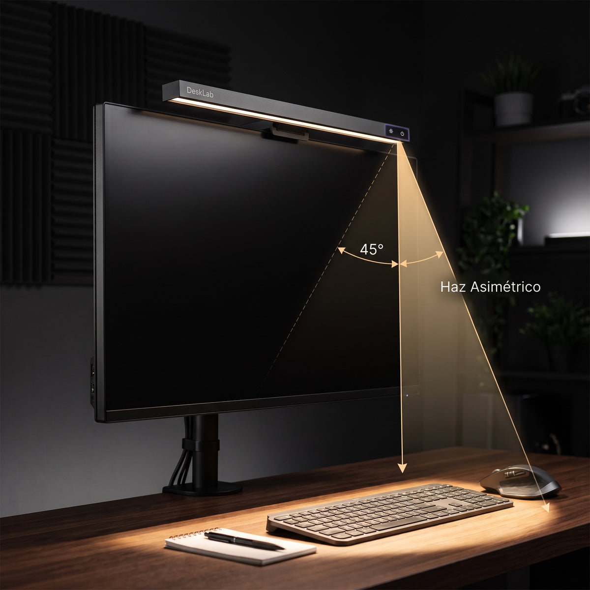 Barra de Luz LED para Monitor | Iluminación Antifatiga y Minimalista para tu Setup